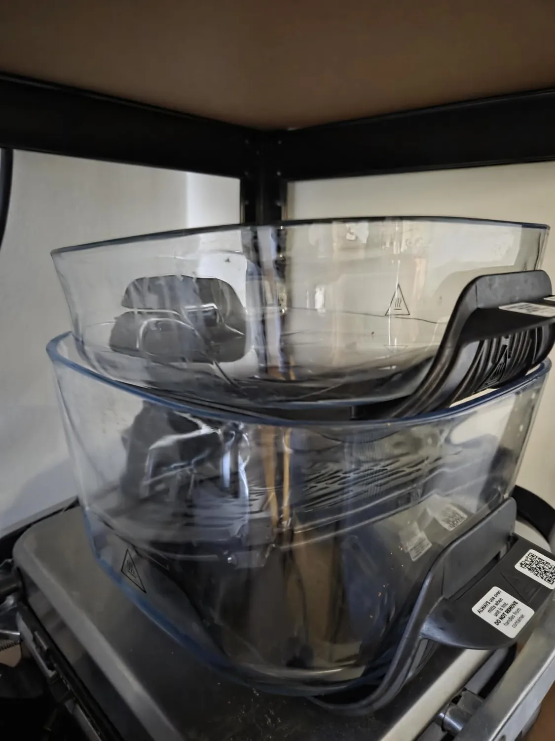 Ninja CRISPi PRO XL Heißluftfritteuse 5,7 L Stone Gold Glas