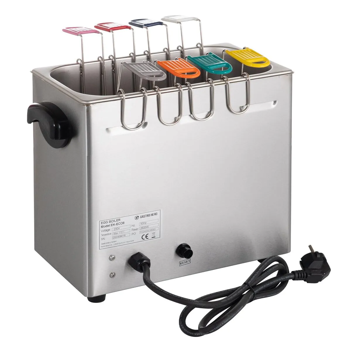 GastroHero ECO Eierkocher 6 Eier 2,2 kW Edelstahl