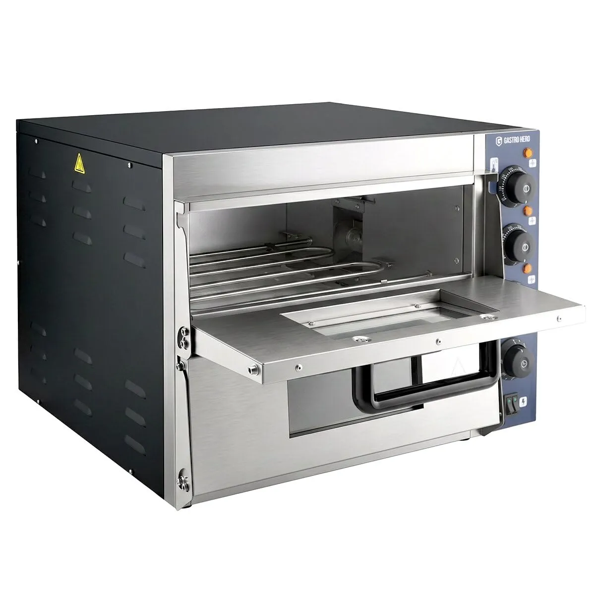 GastroHero Basic YEP2ST Pizzaofen 2x 35 cm 350 Grad
