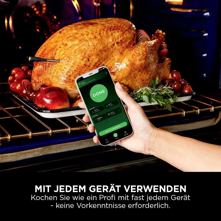 Ninja ProChef WP100EU Bratenthermometer kabellos Bluetooth App