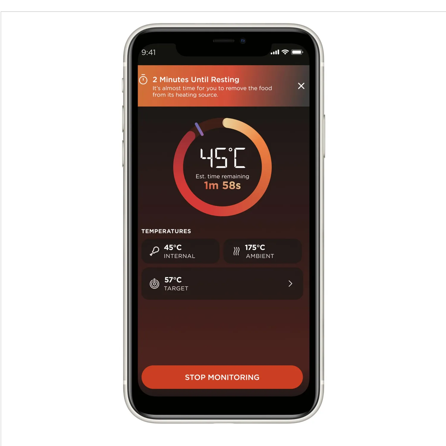 Ninja ProChef WP100EU Bratenthermometer kabellos Bluetooth App