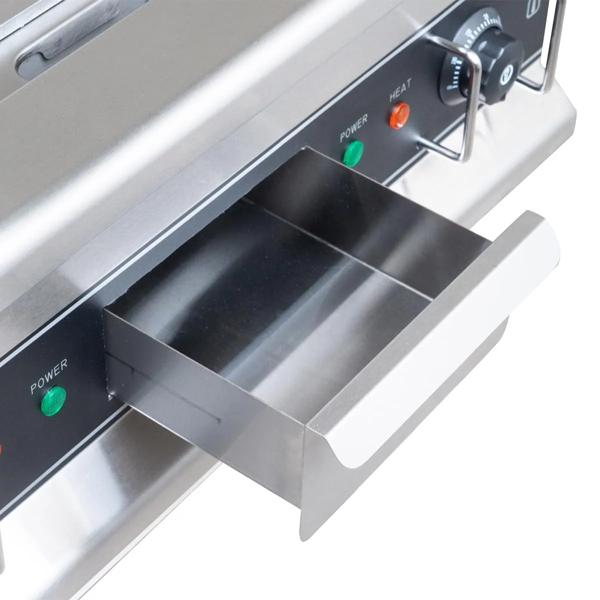 GastroHero Eco 596x398 Grillplatte glatt verchromt