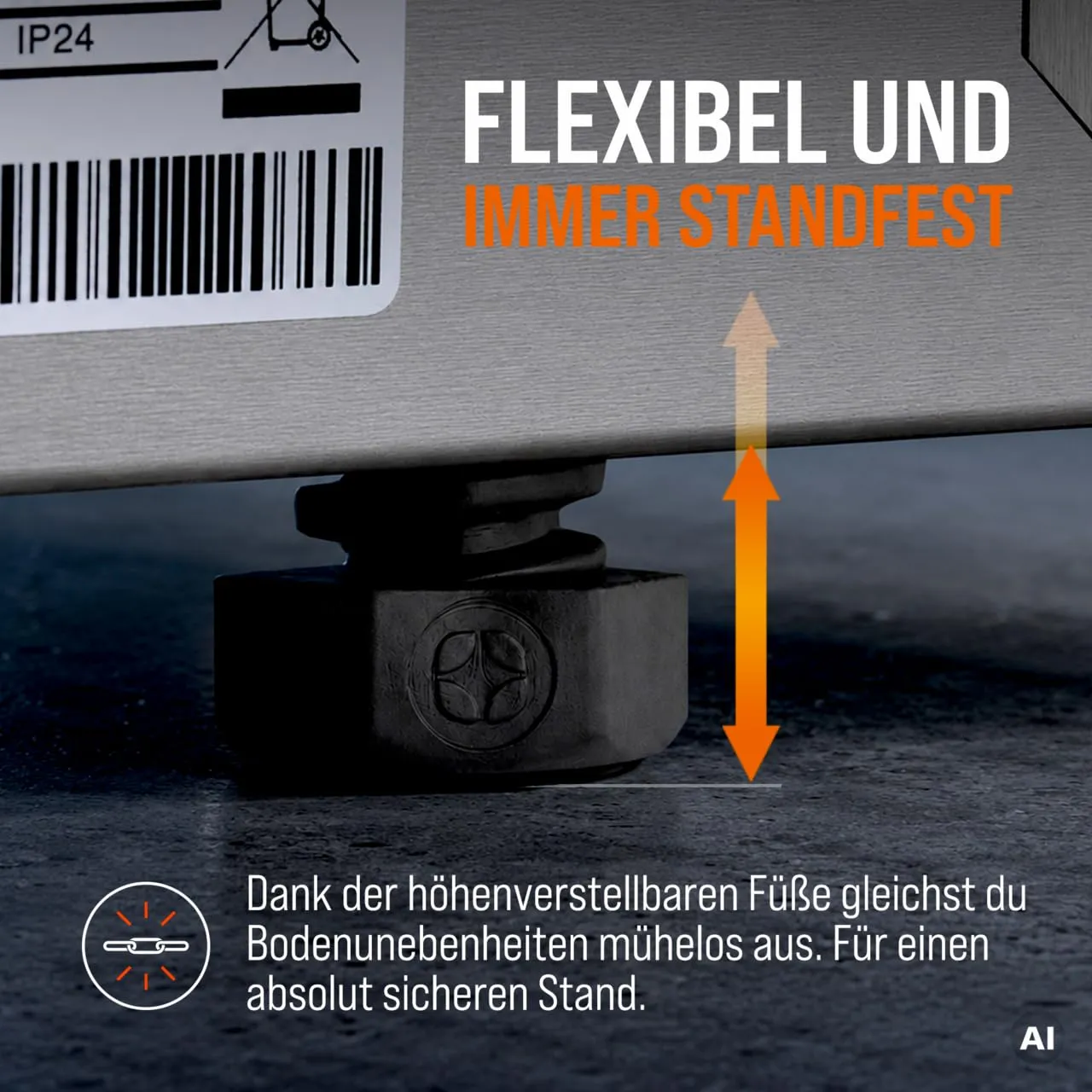 GastroHero GSME54SL Geschirrspülmaschine 50x50 Edelstahl