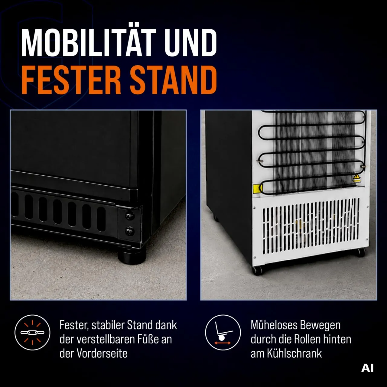 GastroHero LKSE400B Lagerkühlschrank 336 L