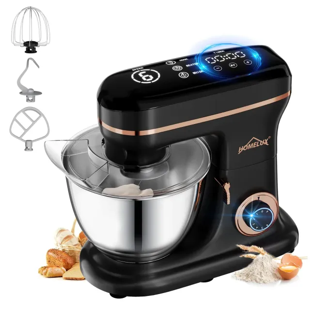 HOMELUX Küchenmaschine 1800 W 8 Liter 6-stufig
