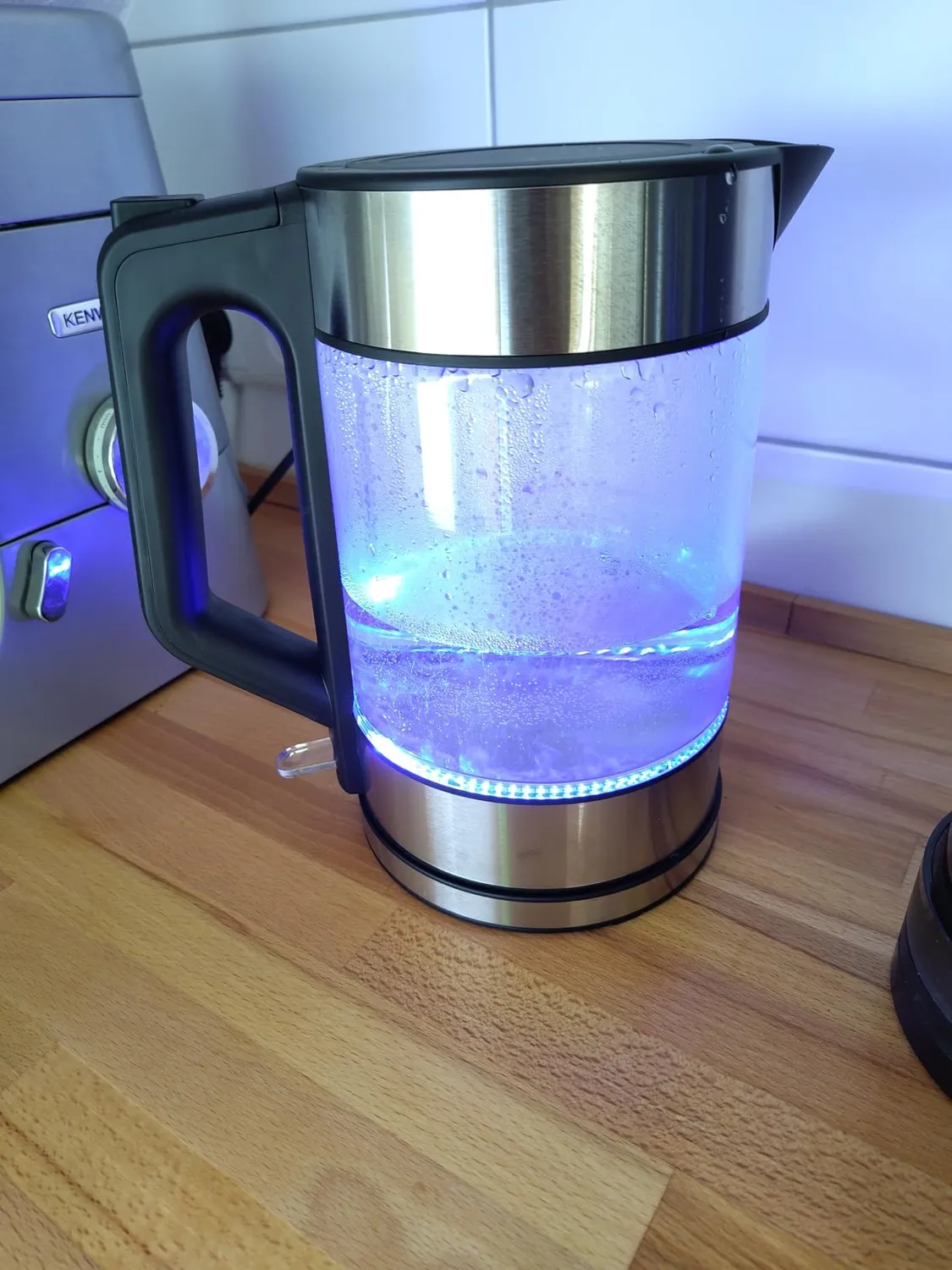 HOMELUX Wasserkocher Glas 1,7L mit LED-Beleuchtung