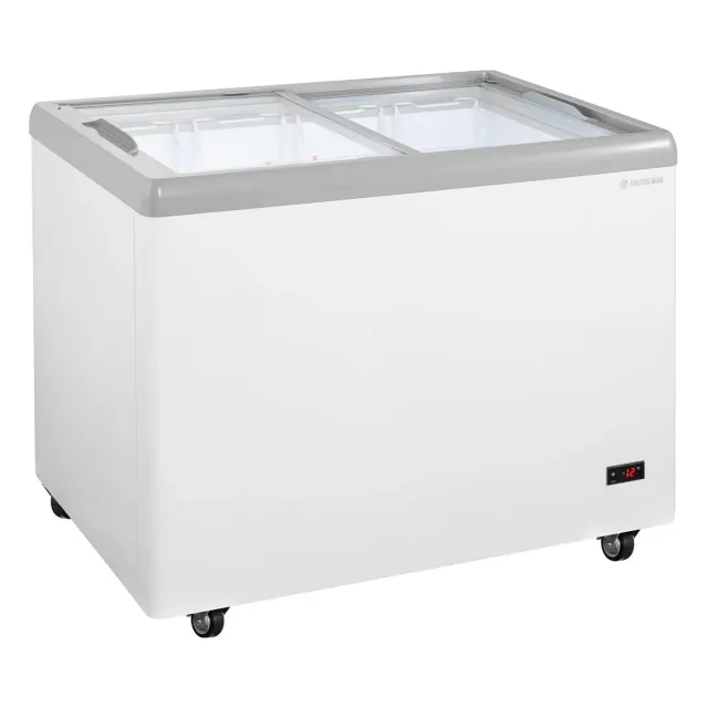 GastroHero ECTE284 Eiscreme-Gefriertruhe 284 L Weiß