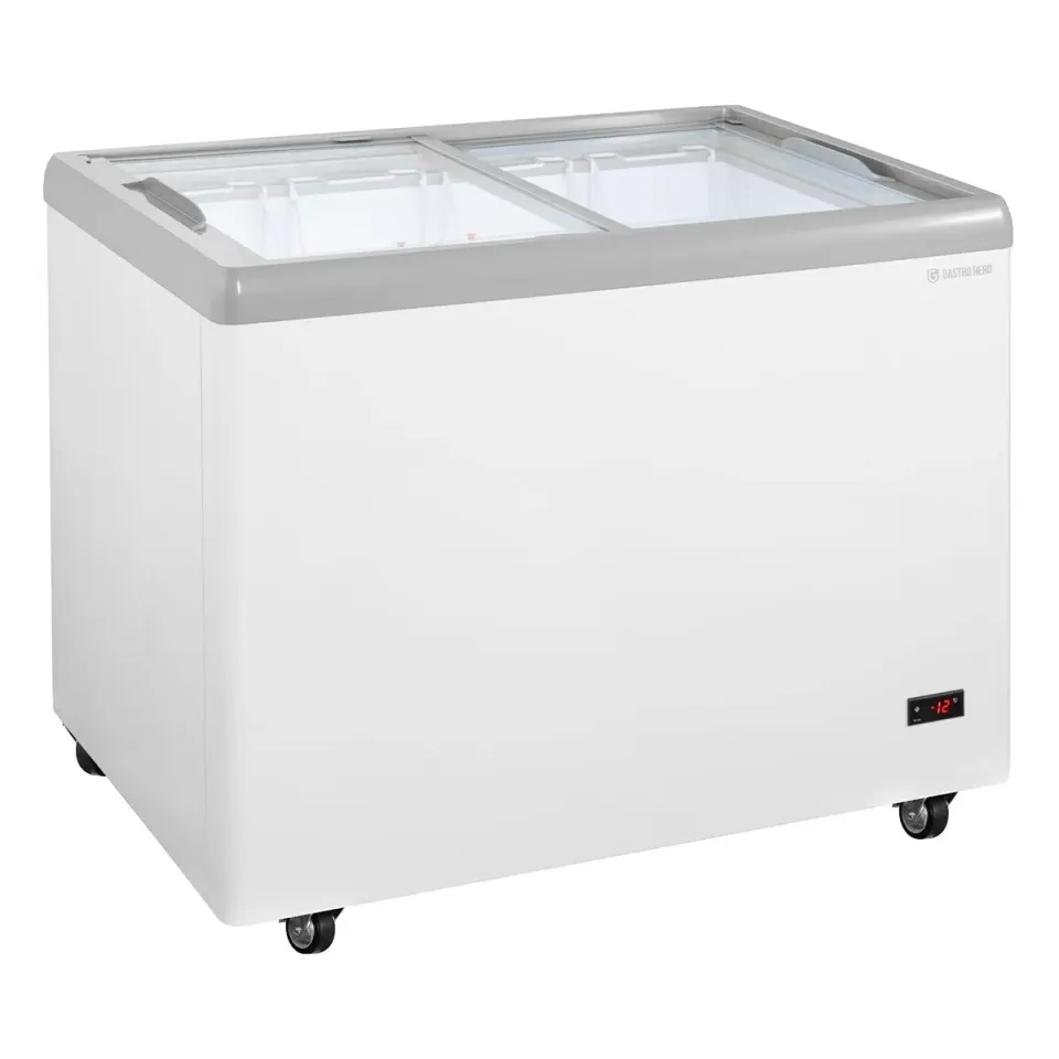 GastroHero ECTE284 Eiscreme-Gefriertruhe 284 L Weiß