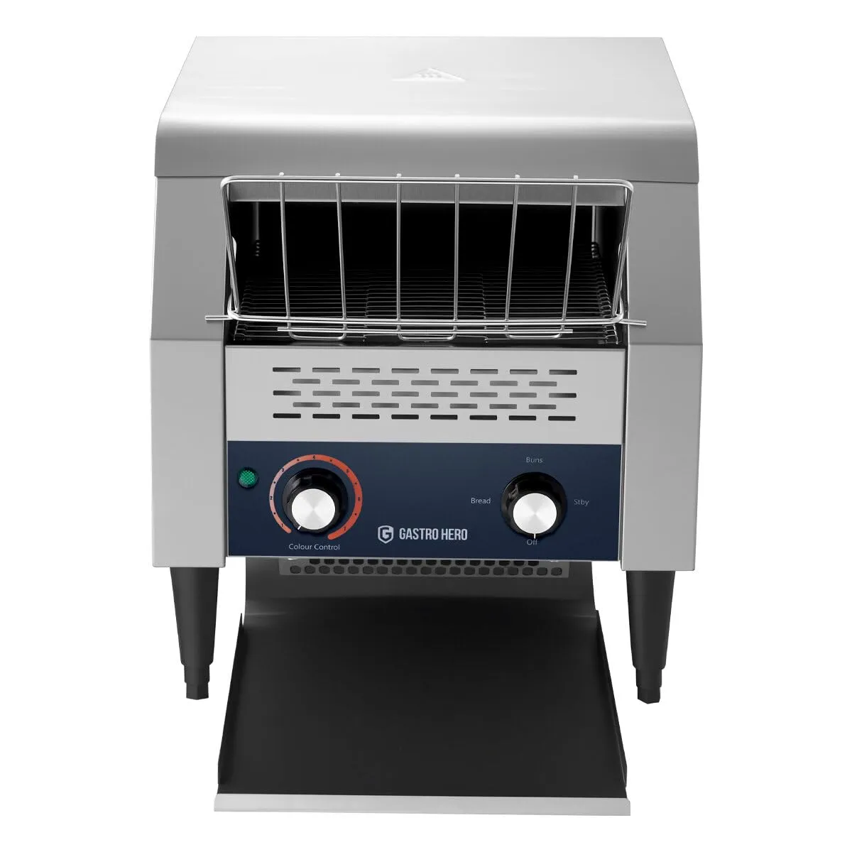 GastroHero EDT130 Durchlauftoaster 130 Scheiben Edelstahl