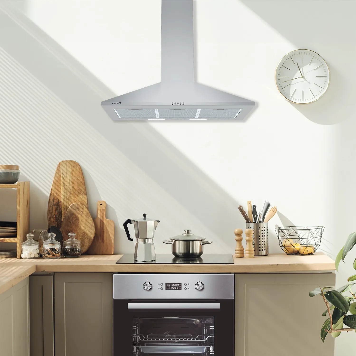 CATA Omega 900 Dunstabzugshaube 90cm Edelstahl