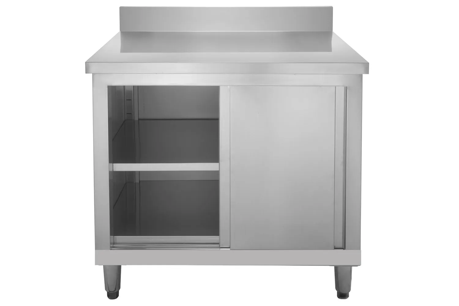GastroHero ASSB107A Arbeitsschrank 100x70 Edelstahl
