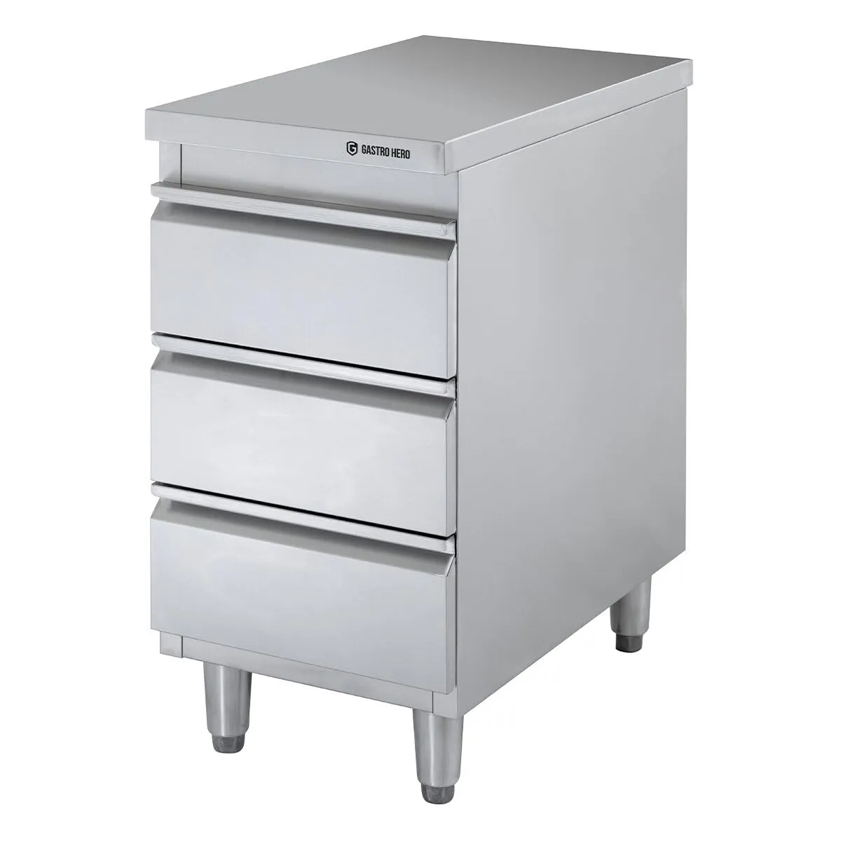 GastroHero Basic Schubladenschrank 400x700 3 Schubladen