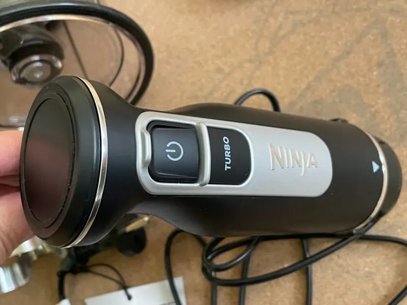 Ninja Foodi 3-in-1 Stabmixer CI100EU 850W Schwarz mit Zerkleinerer