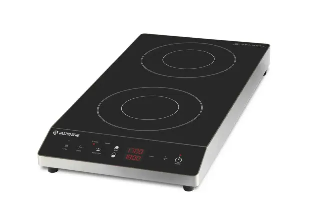 GastroHero IKE2V35 Induktionskochfeld doppelt 3500W