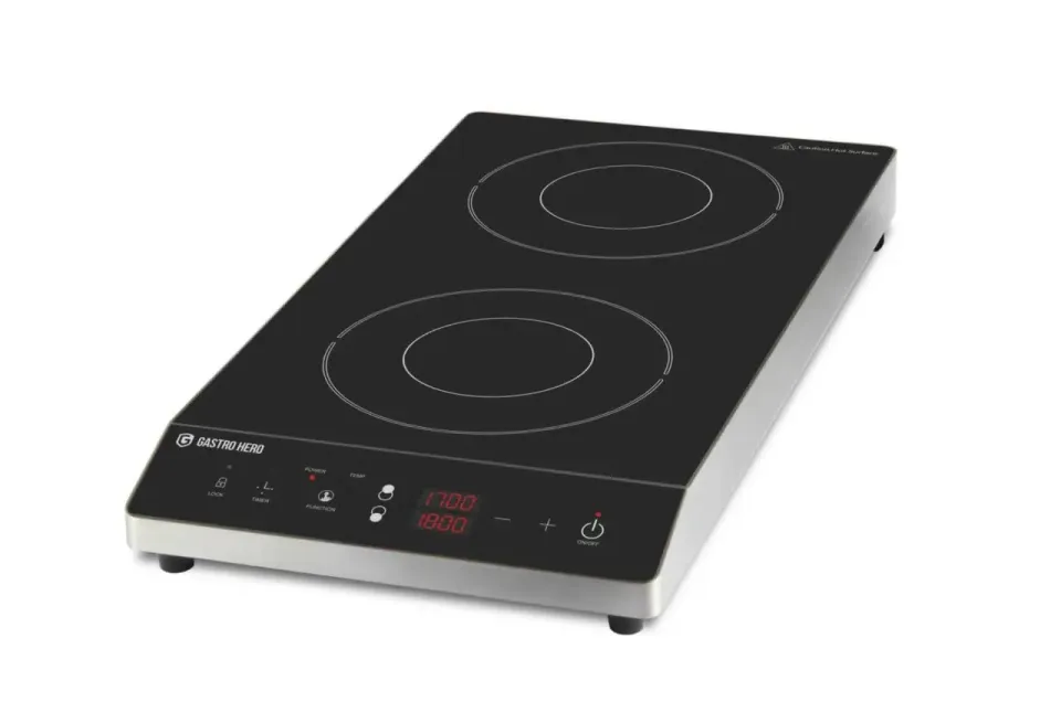 GastroHero IKE2V35 Induktionskochfeld doppelt 3500W