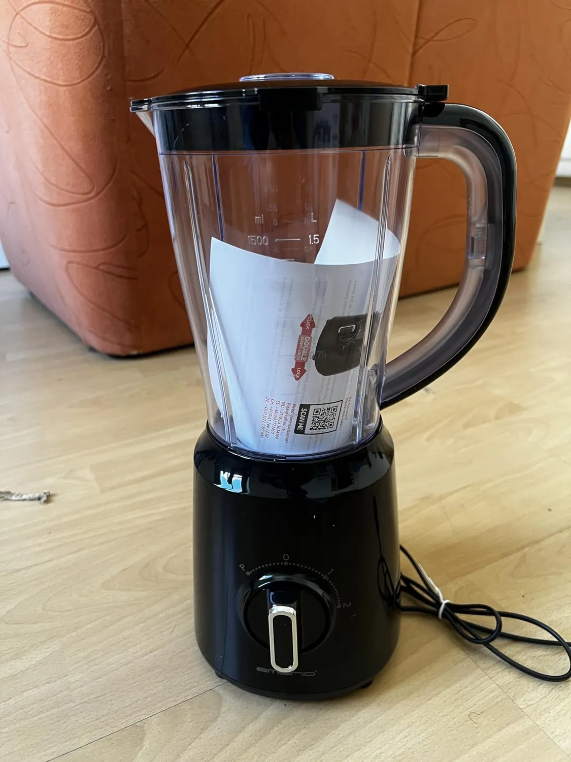 Emerio BL-124816.8 Standmixer 1,5 Liter Schwarz