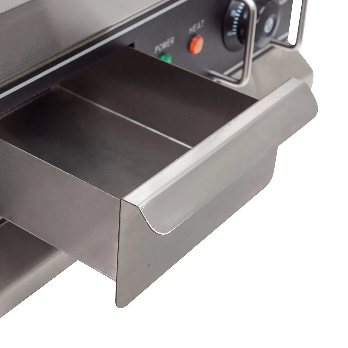 GastroHero Eco Grillplatte 596x398 halb glatt gerillt