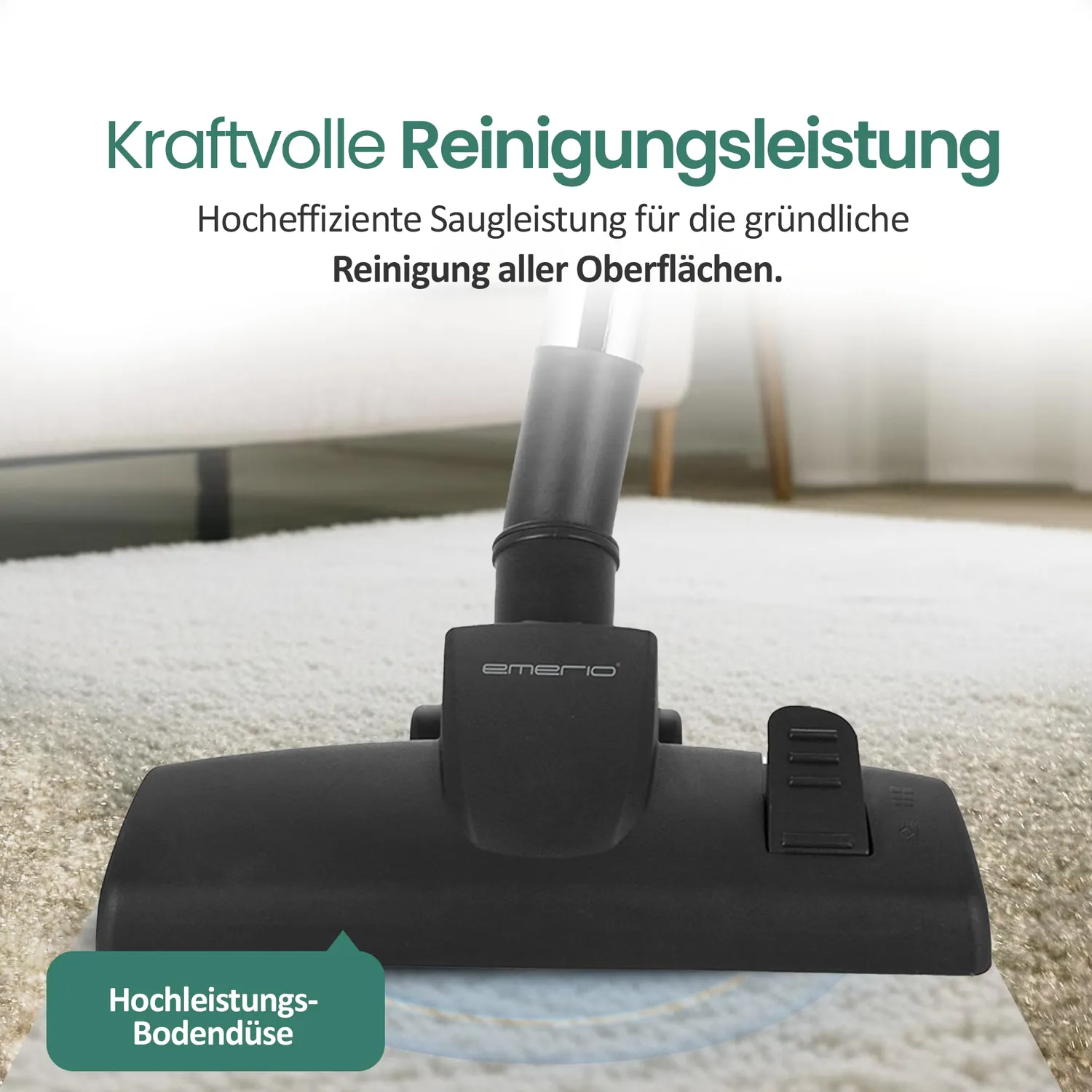 Emerio VE-109959.14 Staubsauger mit Beutel 2,0L 800W