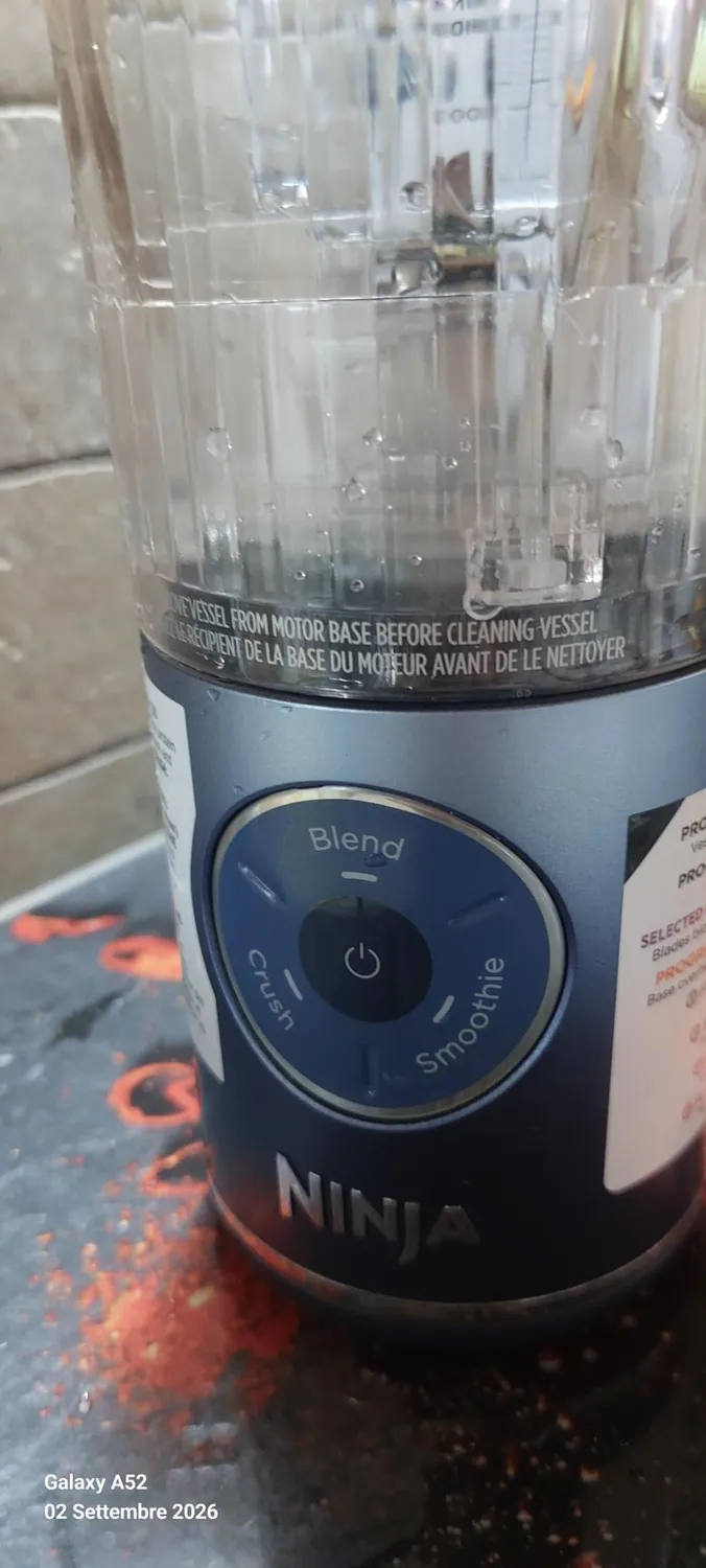 Ninja Blast Max Mixer 570ml Marineblau Akku USB Smoothie Maker