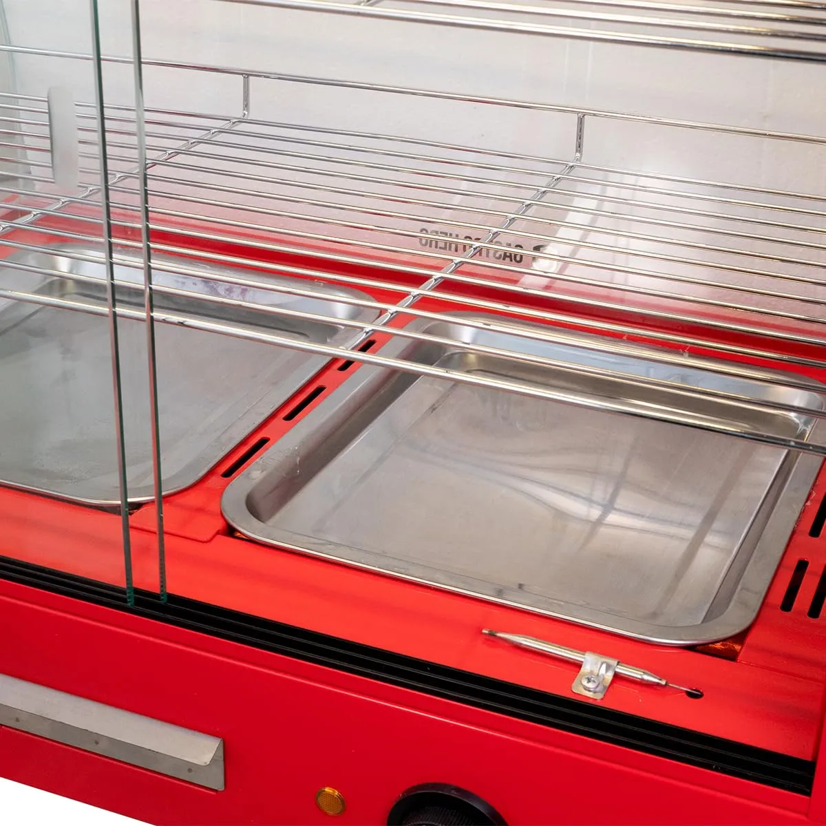 GastroHero ECO Snackwärmer Warmhaltevitrine 2 Etagen