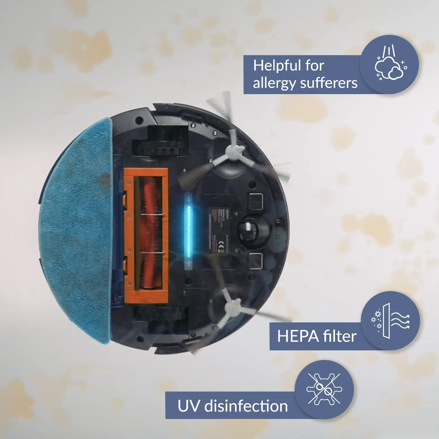Zeegma Zonder Robo Vision Saugroboter Wischfunktion App