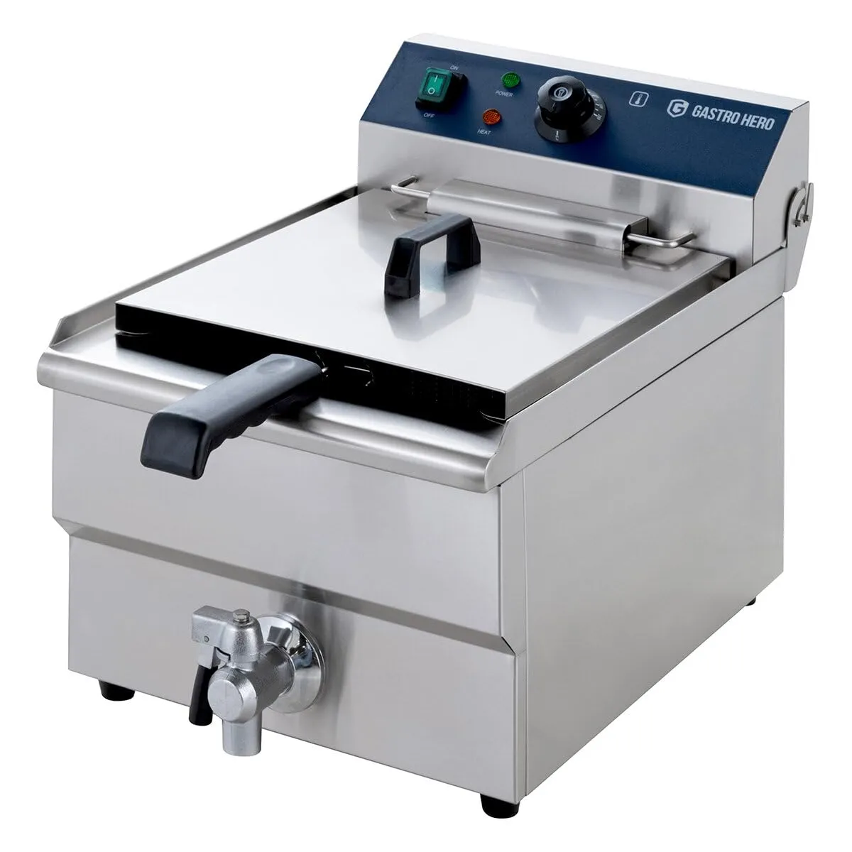 GastroHero EF-ECO10A Elektro-Fritteuse 13L 5kW 400V