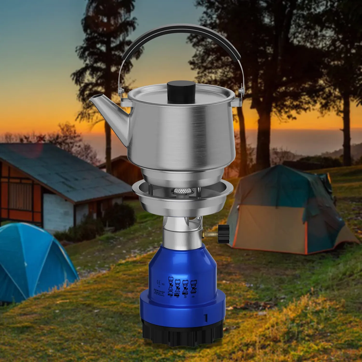 HOMELUX AD-G650/1 Campingkocher Gaskocher Kohleanzünder