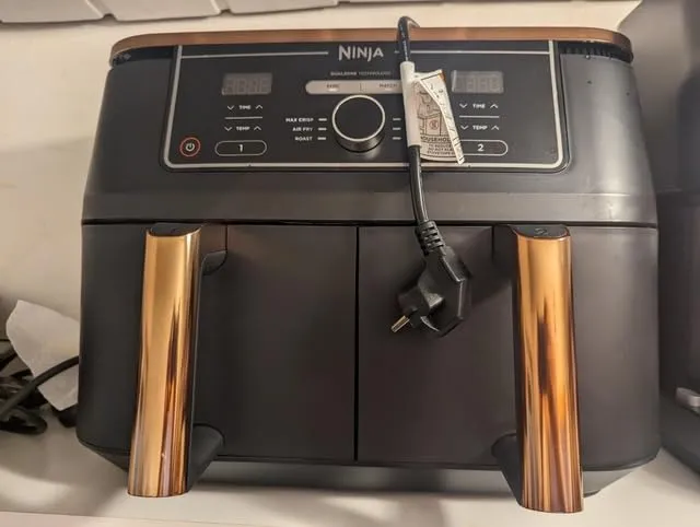 Ninja Foodi MAX AF400EUCP Heißluftfritteuse 9,5L Kupfer