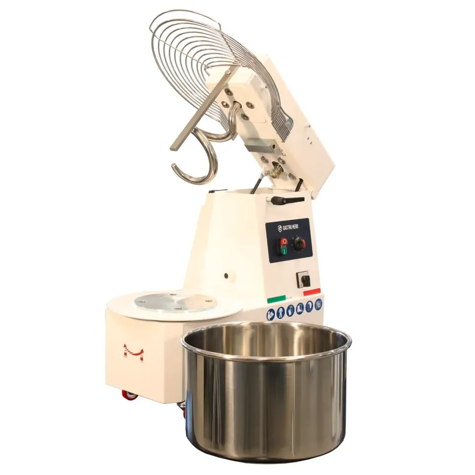 GastroHero Profi Teigknetmaschine 22 Liter 400V Hubkopf