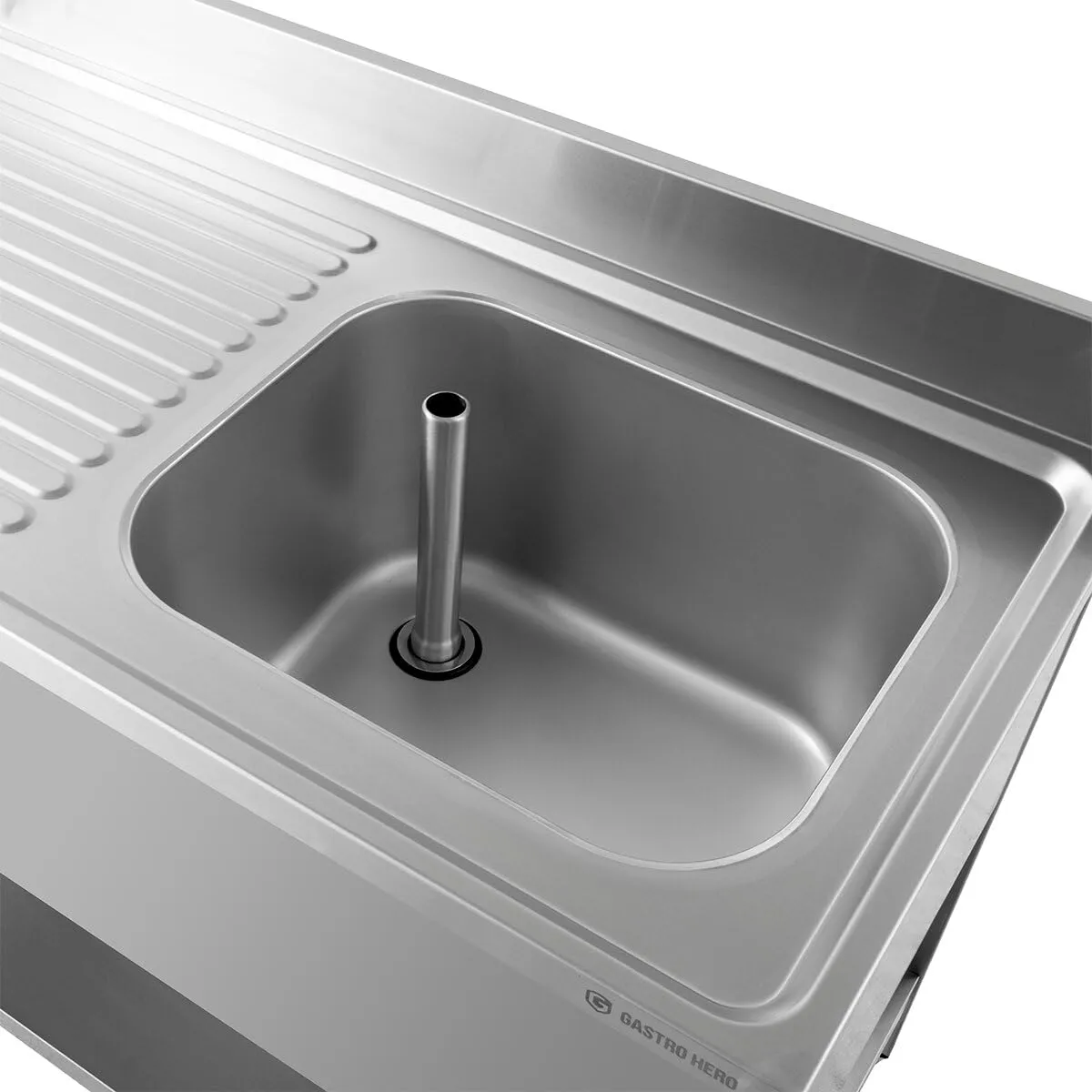 GastroHero ECO Spültisch 100x60 Becken rechts Edelstahl