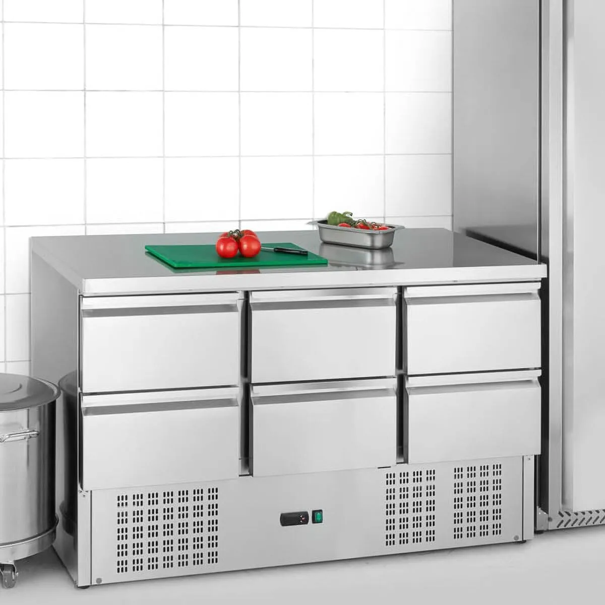 GastroHero SH903-6D Kühltisch 368 L 6 Schubladen