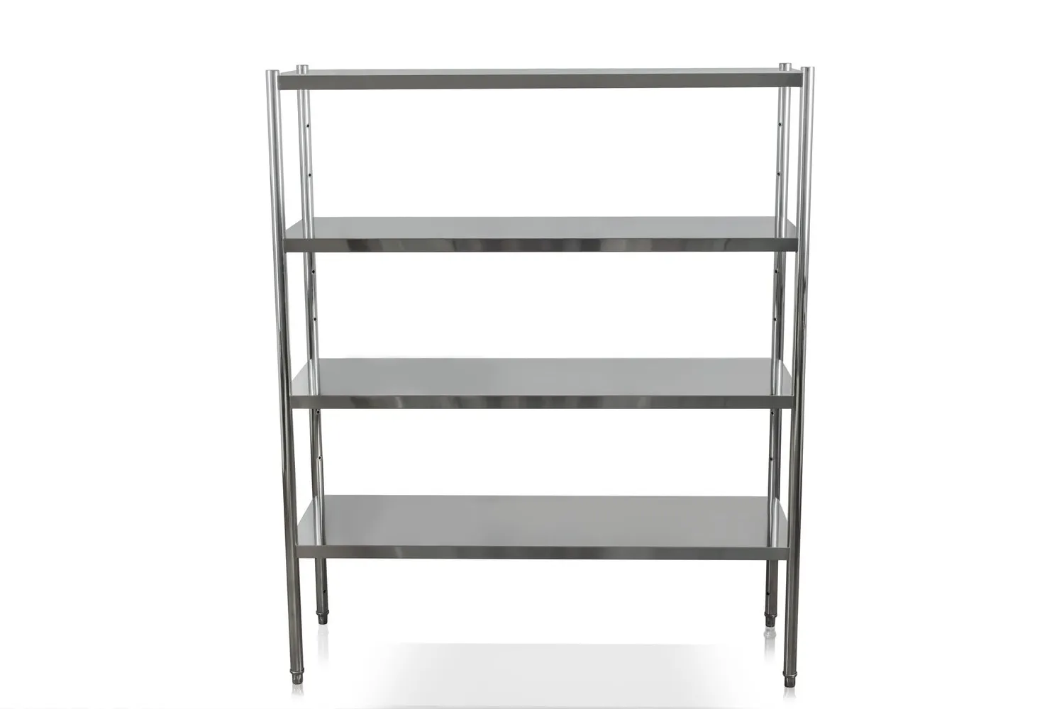 GastroHero RR-BASIC1250 Edelstahlregal 120x50x180 4 Böden