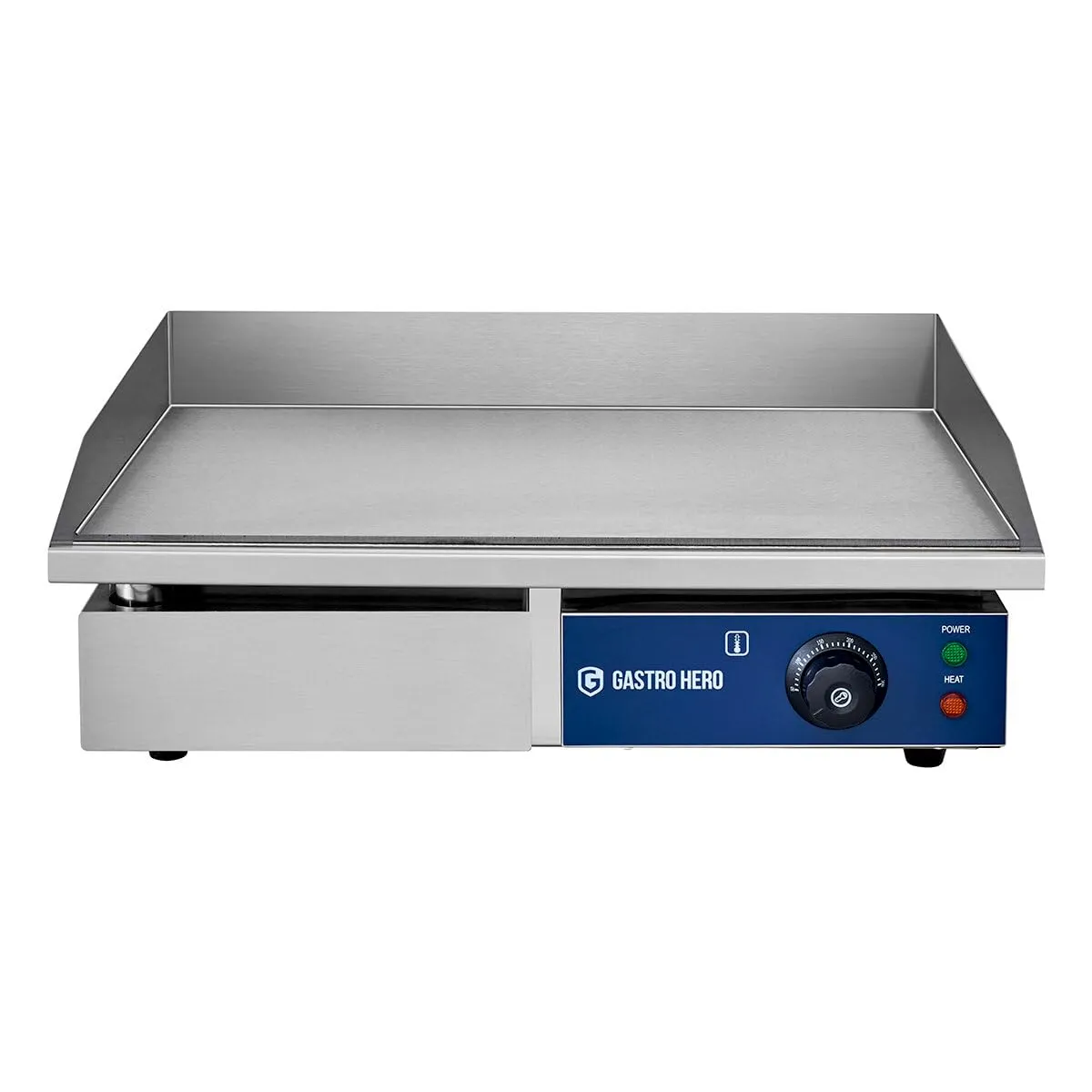 GastroHero GPE550FE Grillplatte glatt 3 kW Tischgerät