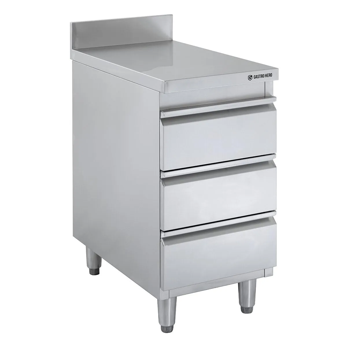 GastroHero Basic Schubladenschrank 400x700 3 Schubladen