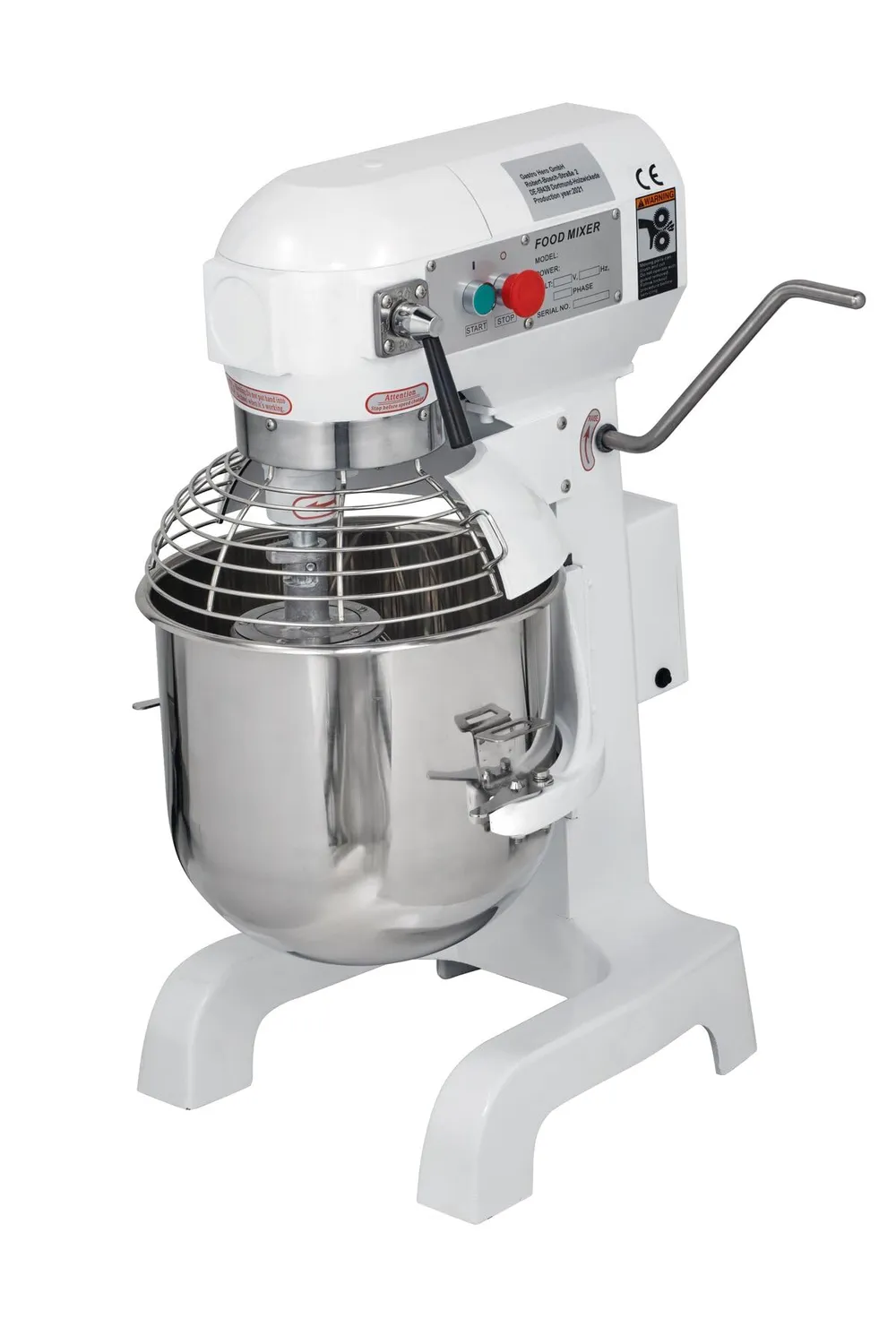 GastroHero YPL30 Planetenrührwerk 30L 0,95kW Edelstahl