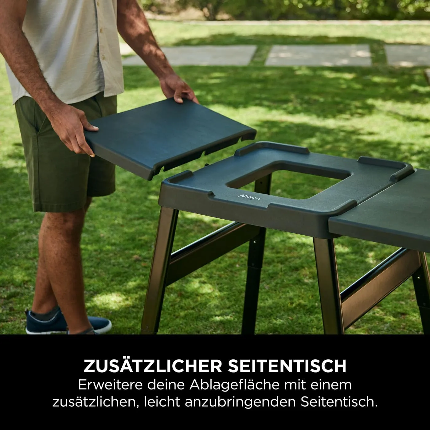Ninja Woodfire Ständer Beistelltisch Grilltisch verstellbar