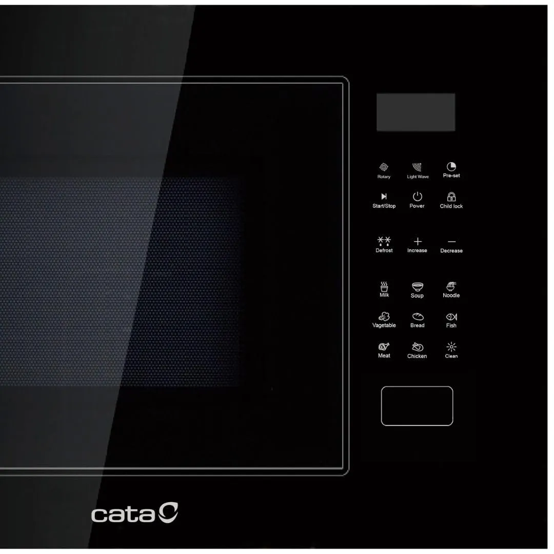 CATA MW BI2505DCG BK Einbaumikrowelle 25L Schwarz