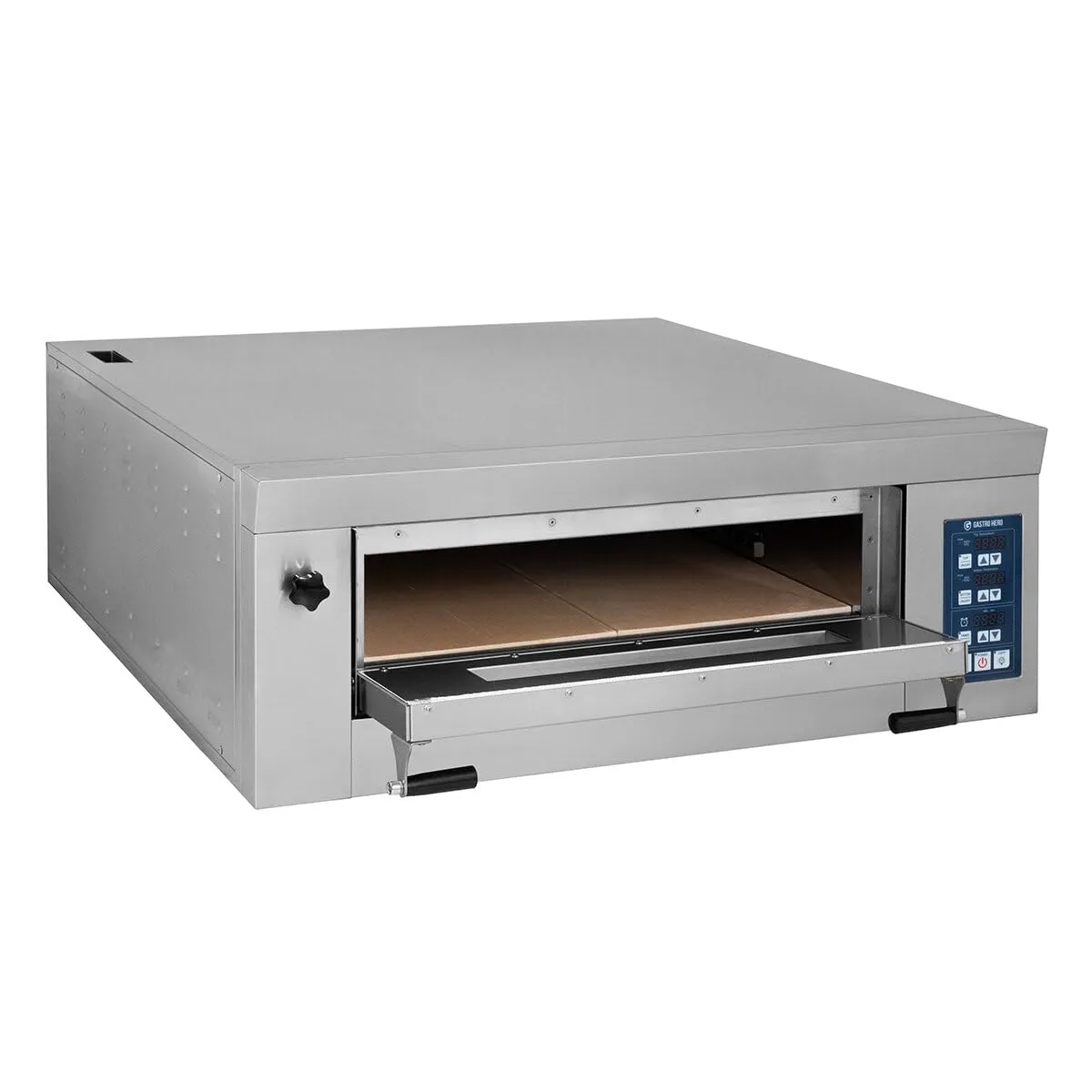 GastroHero ECO Pizzaofen 6x34cm 8,8kW Schamotte 450°C