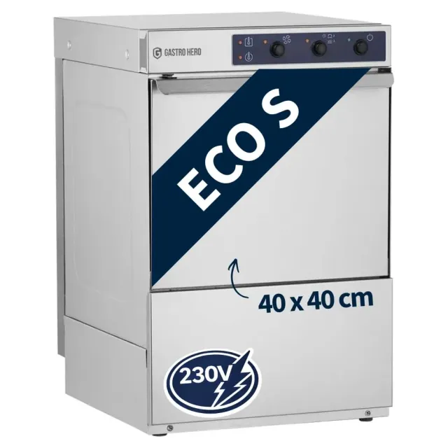 GastroHero GLSME40S Gläserspülmaschine 40x40 230V