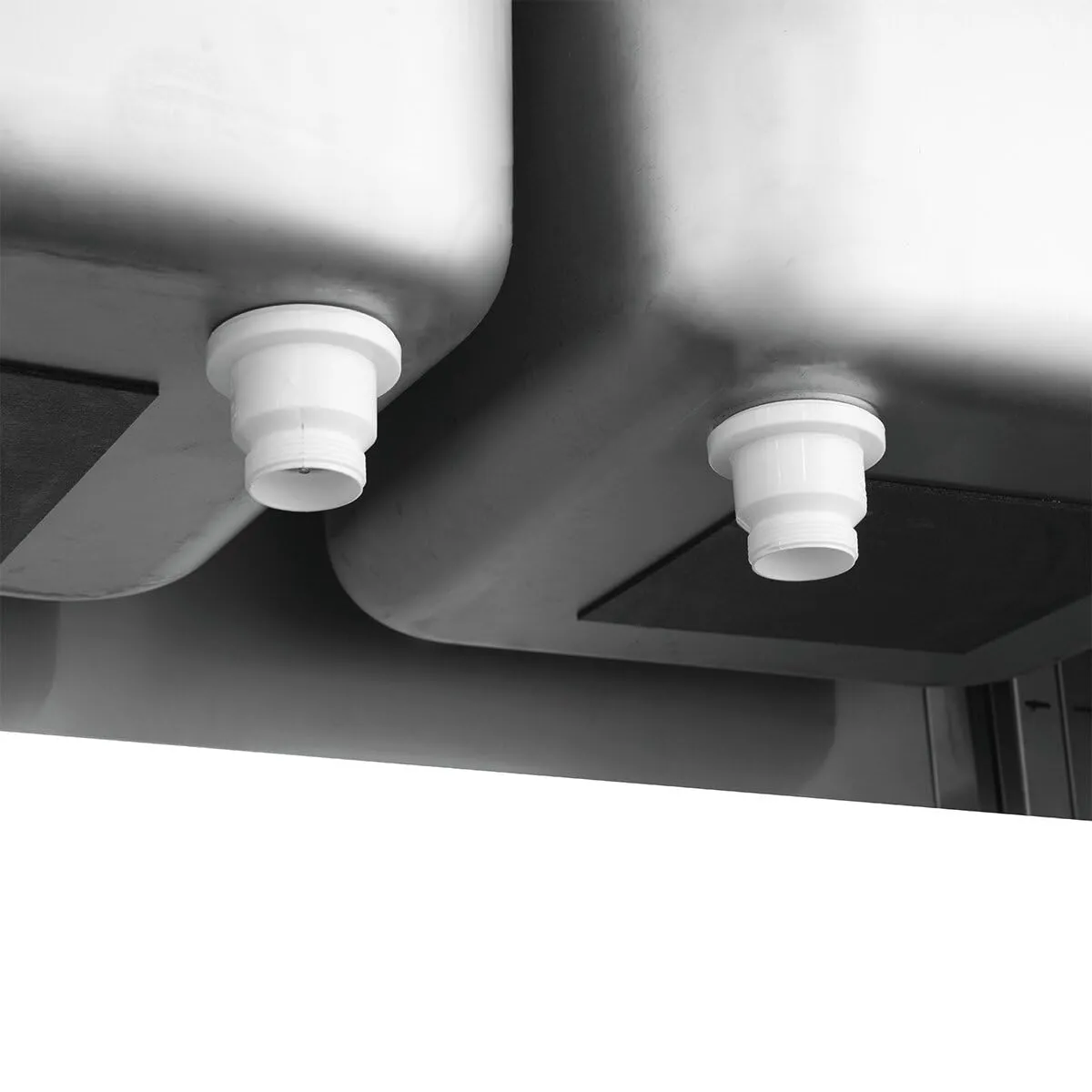 GastroHero Eco Spülschrank 20x7 2 Becken rechts Edelstahl