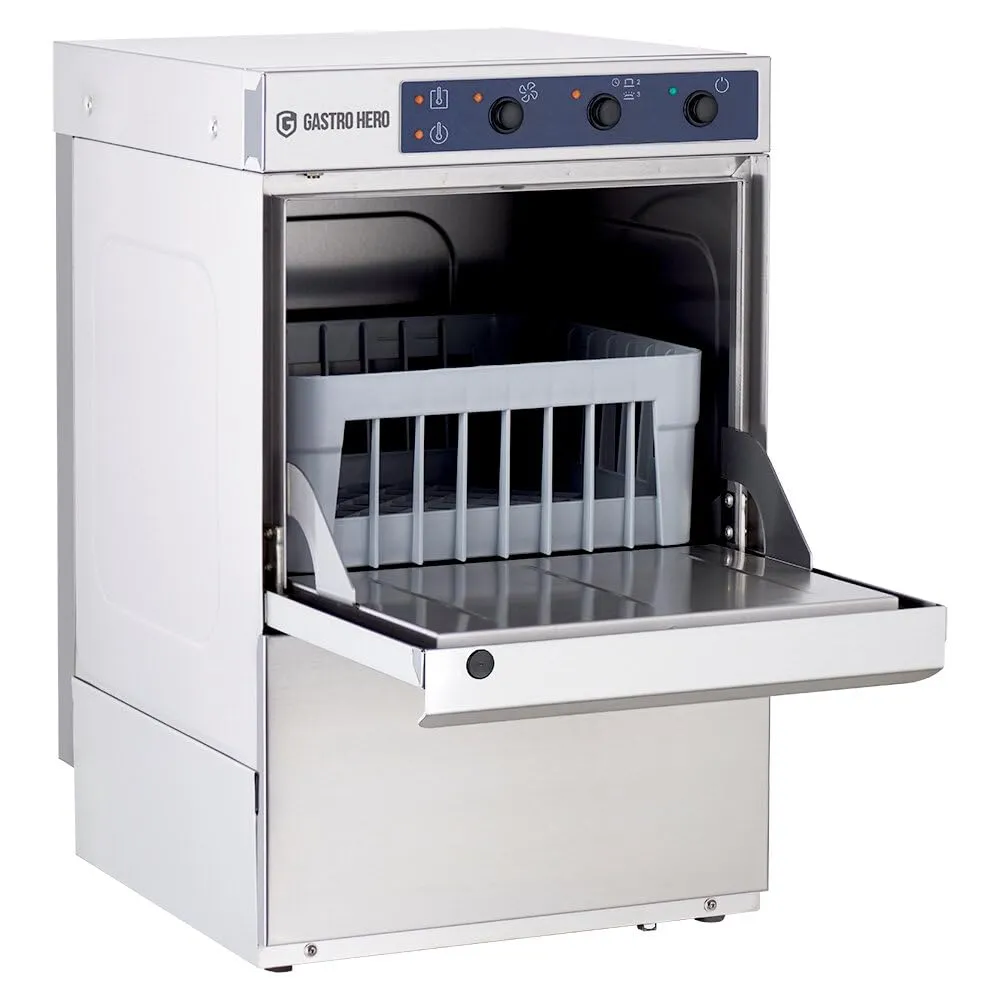 GastroHero ECO GLSME35SL Gläserspülmaschine 35x35 cm Edelstahl