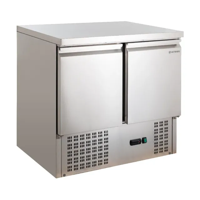 GastroHero ECO 2/0 Mini Kühltisch 240 L Edelstahl