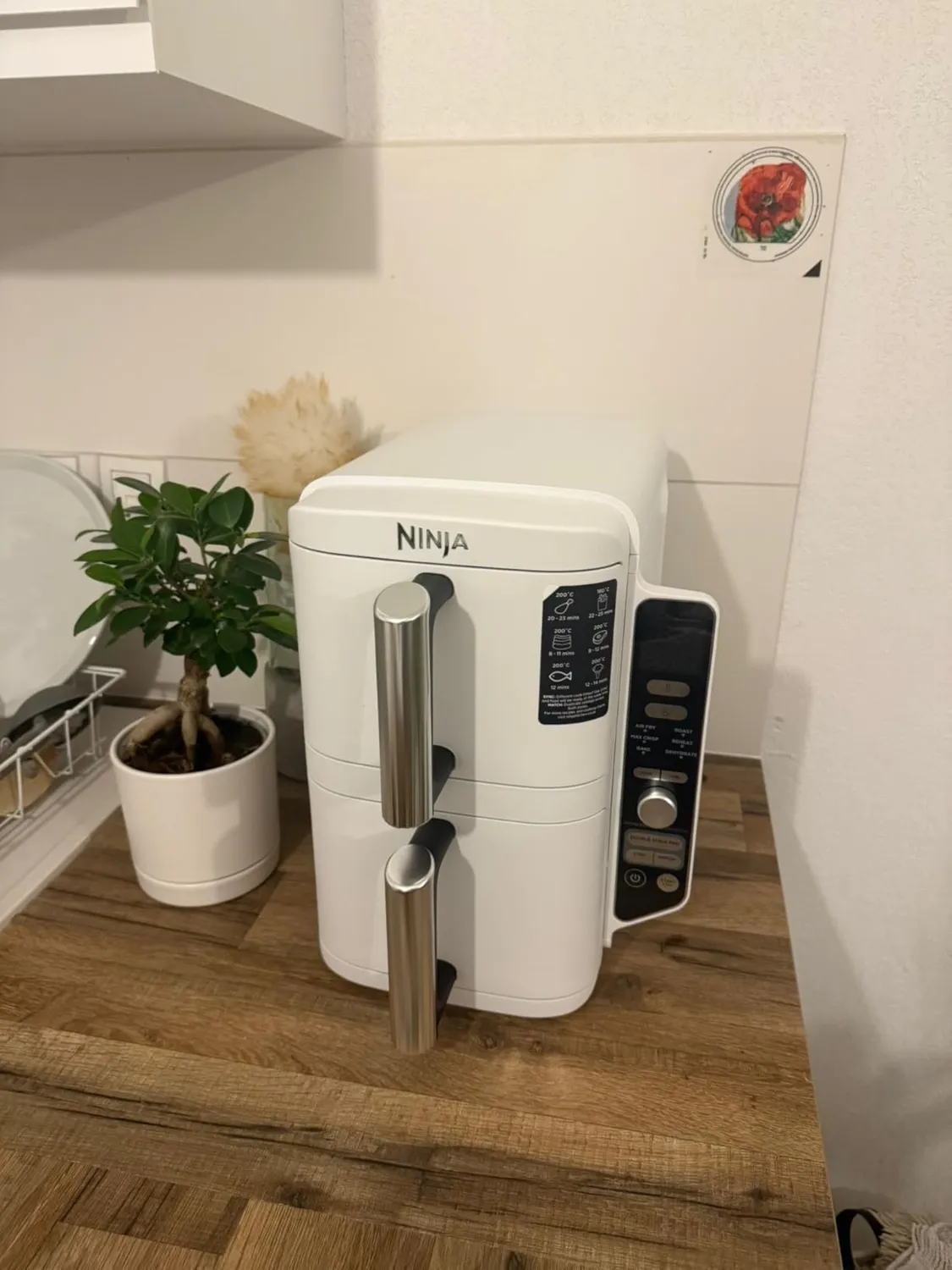 Ninja Double Stack XL SL400EUWH Heißluftfritteuse weiß 9,5 L