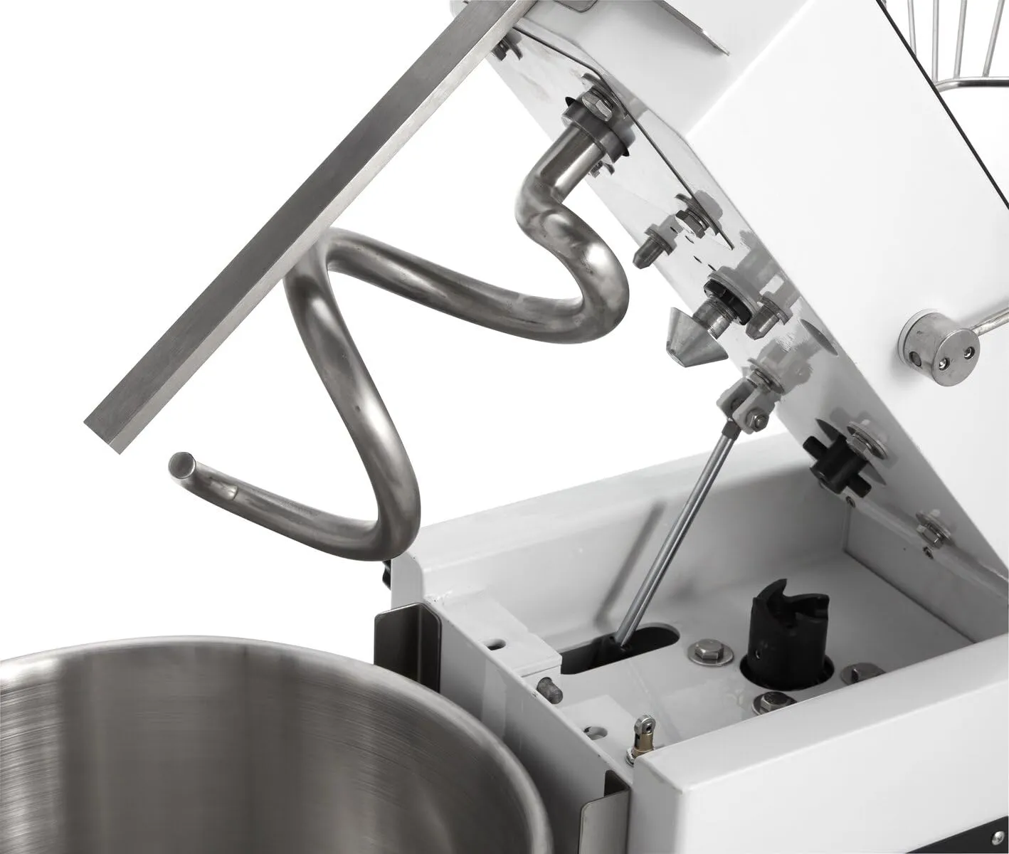 GastroHero AT30-A Teigknetmaschine 30 Liter 12 kg weiß