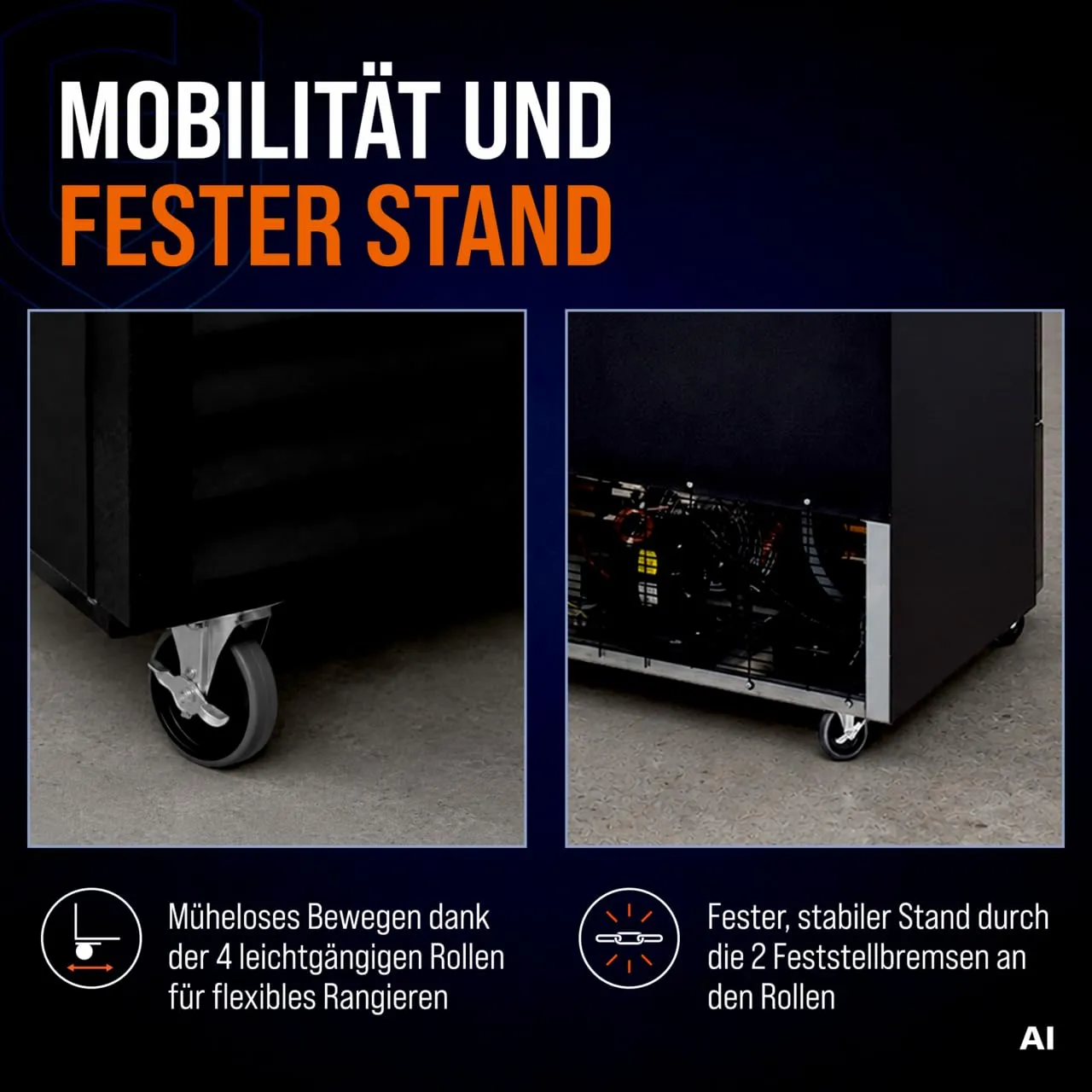GastroHero SC-630FH Getränkekühlschrank 630 L Klapptüren