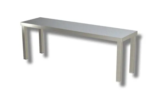 GastroHero Eco Aufsatzbord 12x35 Edelstahl 120cm