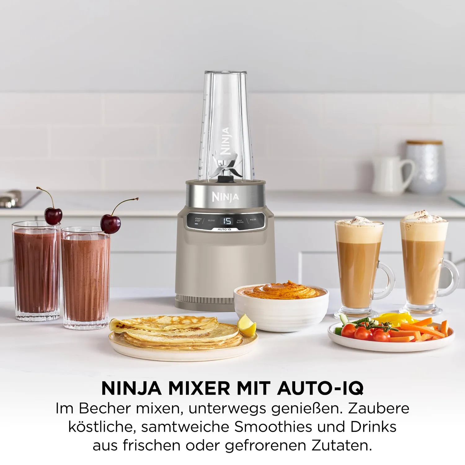 Ninja BN500 Personal Blender Standmixer 700 ml Stonegold