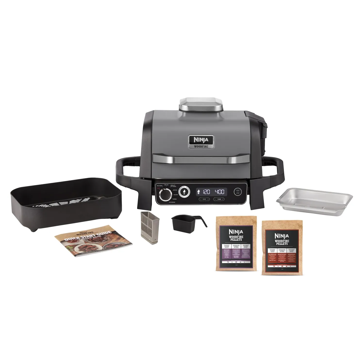 Ninja Woodfire OG701DE Outdoor Grill Schwarz