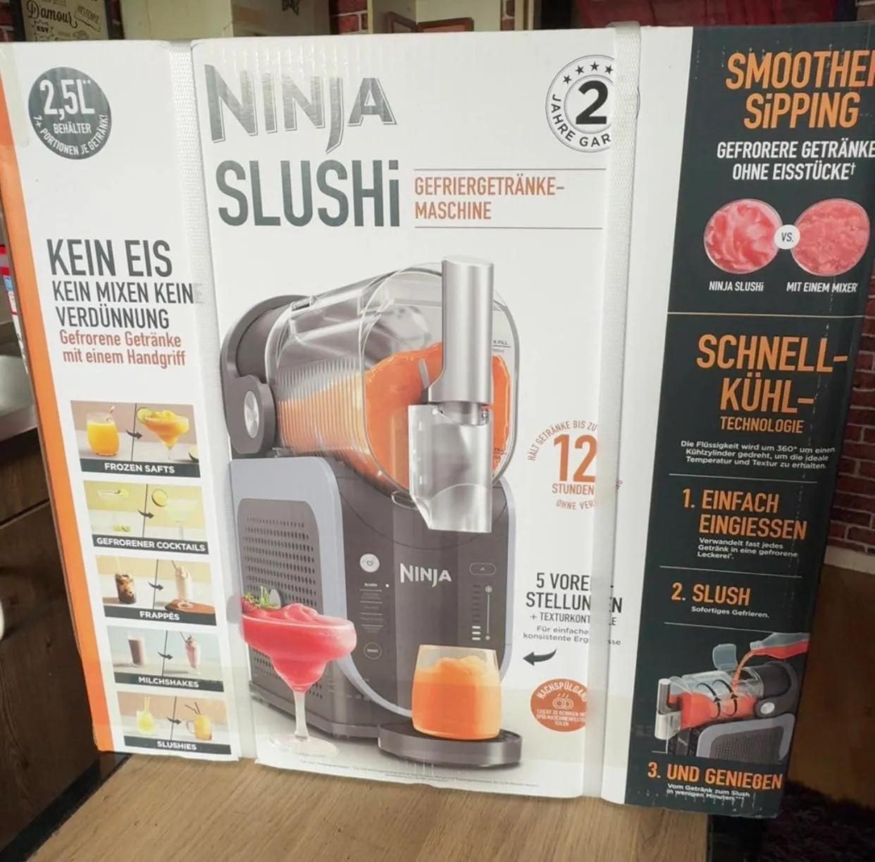 Ninja SLUSHi Slush-Eis-Maschine Stone Gold 1,9 L
