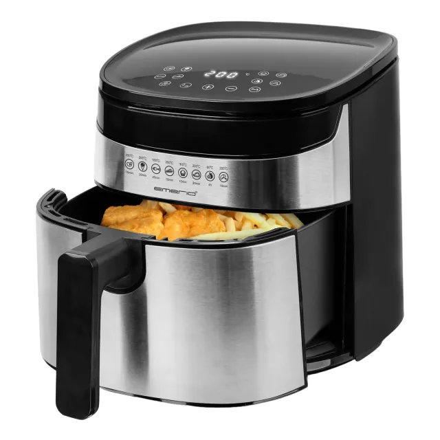 Emerio AF-129084 Heißluftfritteuse 4,5L INOX 1300W